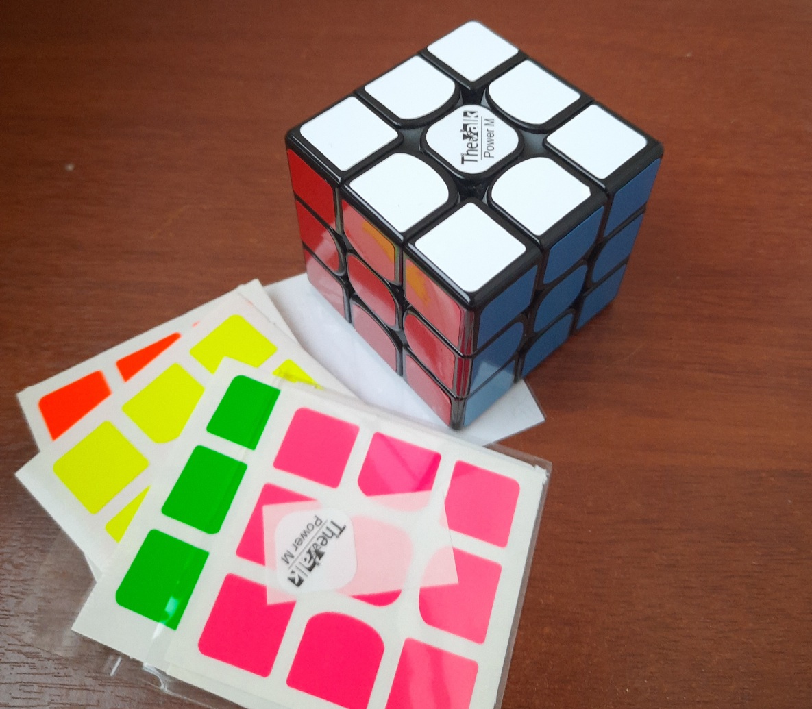 Кубик рубика наклейки
