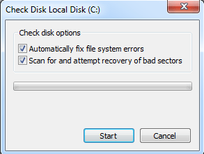 check disk Windows