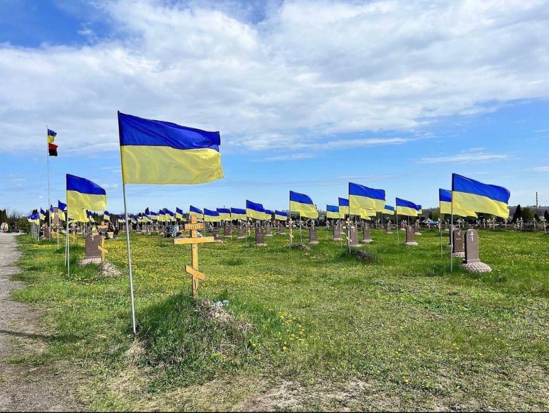 War graveyard Ukraine